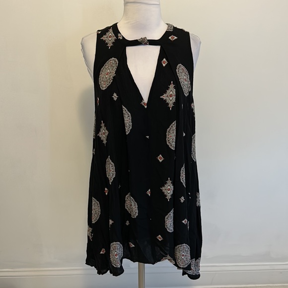 Free People Tree Swing Tunic Raven Combo - Picture 2 of 8